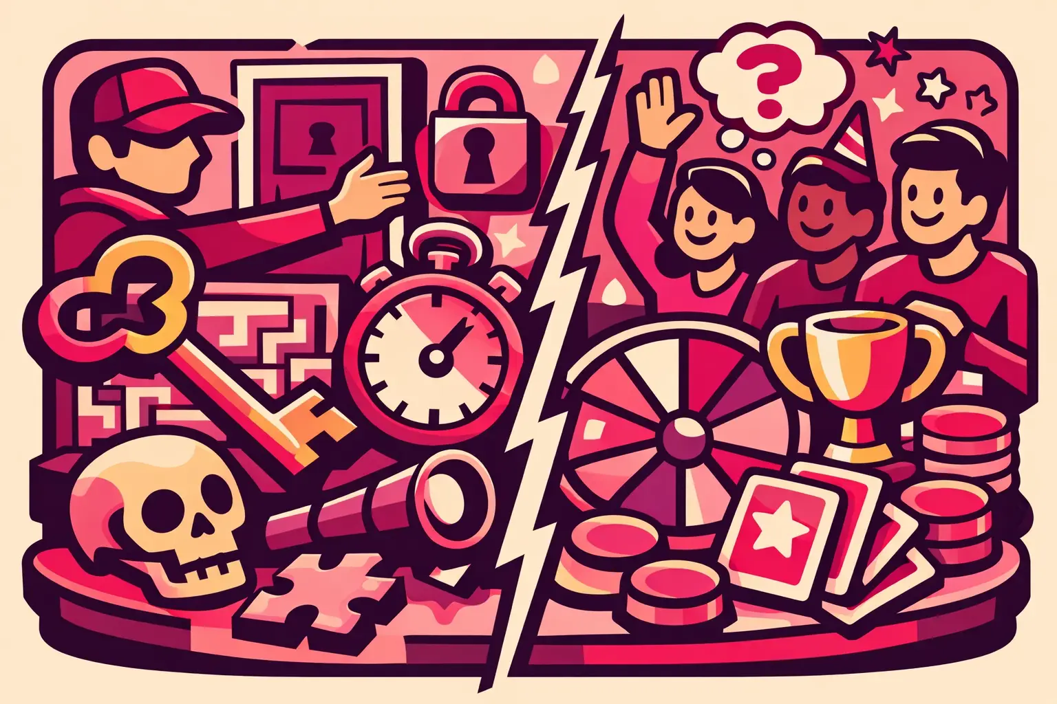 Escape Room or Trivia Night? Pick the Better Group Plan