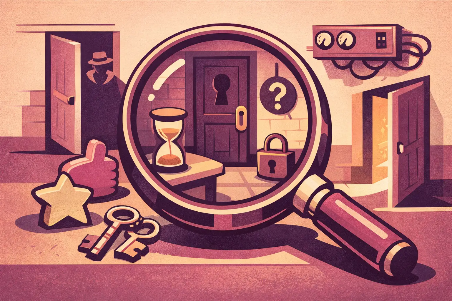 Guest comparing recent escape-room ratings and room-specific review details