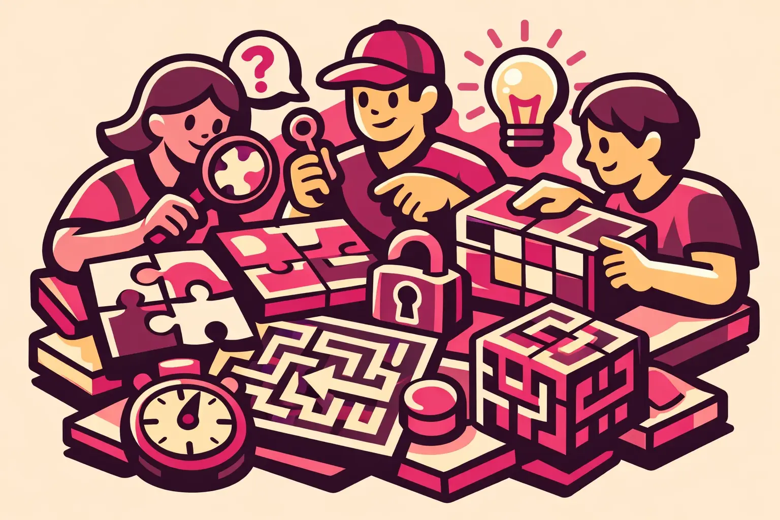 Why Puzzle Solving Games Keep Groups Hooked